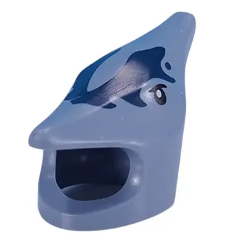Costume / Mask, Pterodactyl with Dark Blue Markings, Black Eyes print