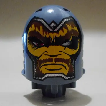 Large Figure Head, Round Top with Karzon Print