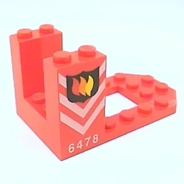 Cockpit 7 x 4 x 3 with Fire Logo Badge and Chevron Print