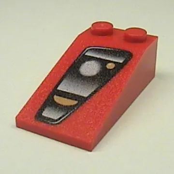 Brick Sloped 18° 4 x 2 with Ferrari Headlight Left Print