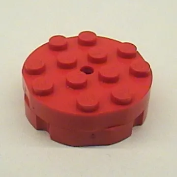 Turntable 4 x 4 - Old Type Complete - Faceted with Indented Base