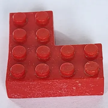 Brick 4 x 4 Corner without Bottom Tubes