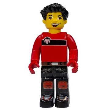 Juniors Midifig, Max, Red Torso, Black Legs