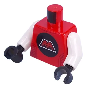 Torso, MTron Logo, Space Suit print, White Arms, Black Hands