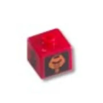 Pen Bead, Square with Turaga Vakama, Huna Print