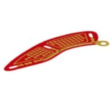 Sail, Right, Curved with Gold Partitioned Squares Print