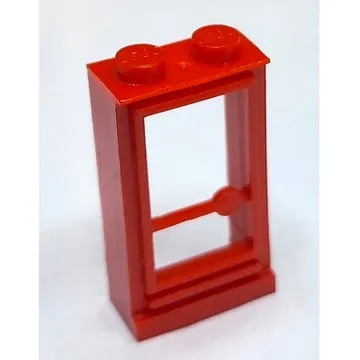 Door 1 x 2 x 3 Left with Solid Studs, without Glass