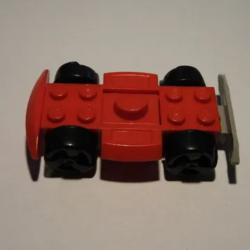 Vehicle Base 4 x 6 Racer Base with Black Wheels