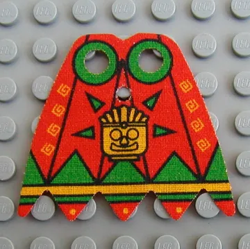 Neckwear Cape, 5 Points with Mayan Print