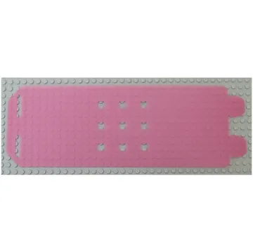 Clikits Rectangle 30 x 12 with 2 Slots & Tabs and 9 Holes (Pencil Holder Cylinder)