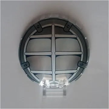 Dish 6 x 6 Inverted - No Studs with Handle with Ninjago Mech Cockpit Pattern