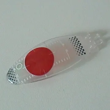 Windscreen 9 x 3 x 1 2/3 Bubble Canopy with Red Circle and Verniers Print