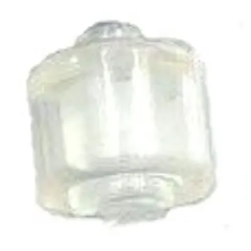 Pen Bead, Round Large, Curved Edges / Cylinder