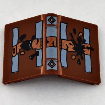 Book 2 x 3 with Lock and Soiled Spots Print