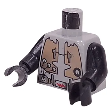 Torso Spacesuit with Belt Meter Print, Black Arms and Hands