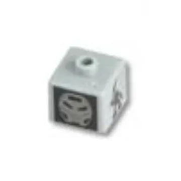Pen Bead, Square with Turaga Whenua, Ruru Print