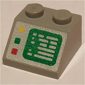 Brick Sloped 45° 2 x 2 with Computer Screen and Left Side Buttons Print