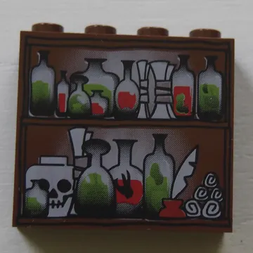 Panel 1 x 4 x 3 with Potions Print