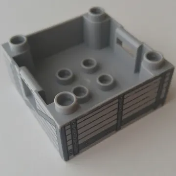 Duplo Container Box, 4 x 4 with Studs on Corners, with Thomas & Friends Truck Print
