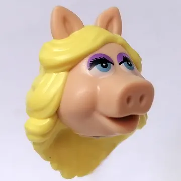 Minifig Head Special (Miss Piggy)