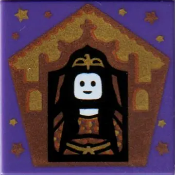 Tile 2 x 2 with Wizard Card Rowena Ravenclaw print
