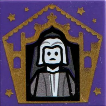 Tile 2 x 2 with Wizard Card Nicholas Flamel print