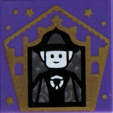Tile 2 x 2 with Wizard Card Minerva McGonagall print