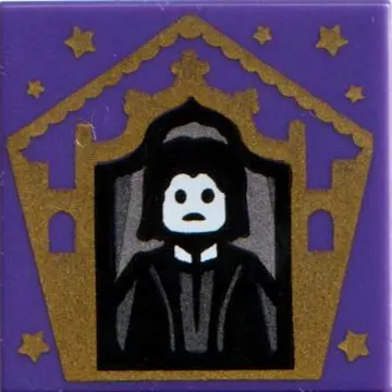 Tile 2 x 2 with Wizard Card Severus Snape print
