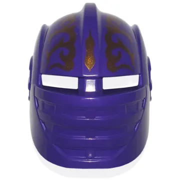 Large Figure Mask / Visor, Danju with Gold Print