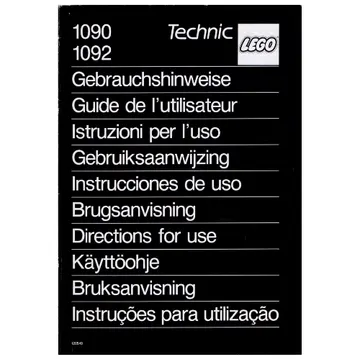User Guide, Lego Computer Interface A Direction For Use (12059)
