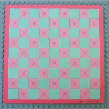 Playmat, Scala, with Pink and Green Squares Print