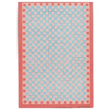 Playmat, Scala, with Light Blue and Pink Squares