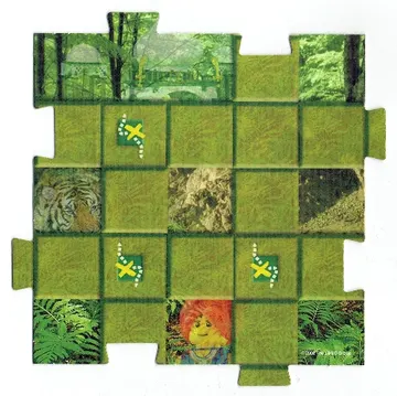 Game Board Square, Orient - Jungle 7