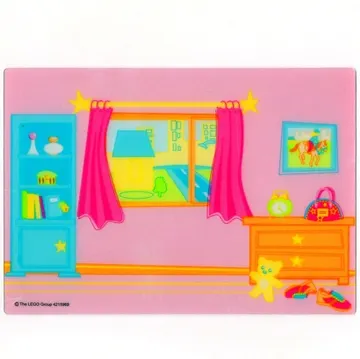 Backdrop, Belville Doll House Bedroom