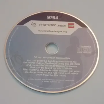 CD-Rom, for 9764 (FLL 2007 - Power Puzzle)