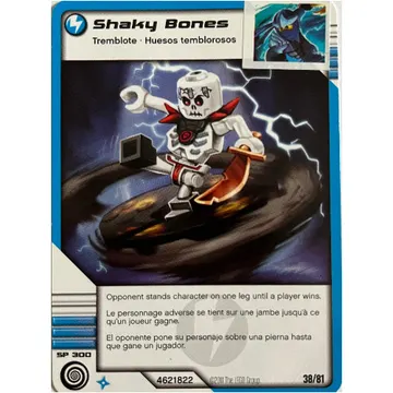 Trading Card, Ninjago Deck #1: 38 - Shaky Bones - North American Version