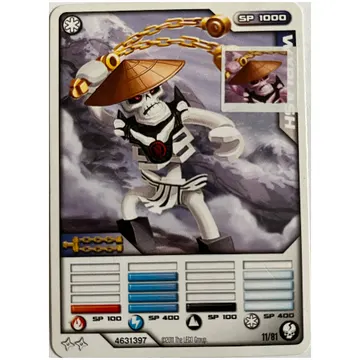 Trading Card, Ninjago Deck #1: 11 - Wyplash - North American Version