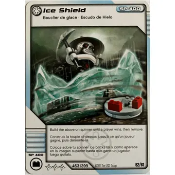 Trading Card, Ninjago Deck #1: 62 - Ice Shield - North American Version