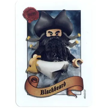 Trading Card, Pirates of the Caribbean - Blackbeard