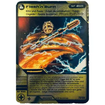 Trading Card, Ninjago Deck #2: 73 - Flash 'n' Burn - International Version