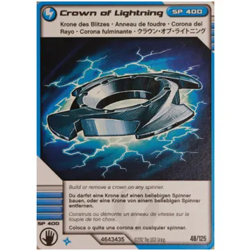 Trading Card, Ninjago Deck #2: 48 - Crown of Lightning - International Version