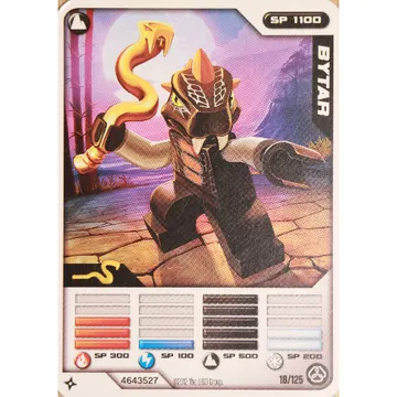 Trading Card, Ninjago Deck #2: 18 - Bytar - International Version