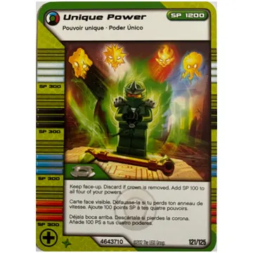 Trading Card, Ninjago Deck #2: 121 - Unique Power - North American Version