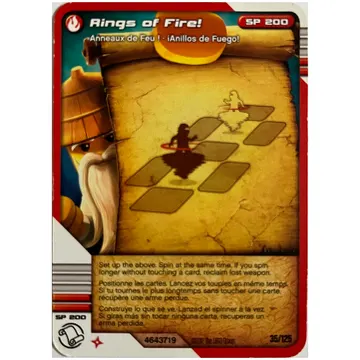 Trading Card, Ninjago Deck #2: 35 - Rings of Fire! - North American Version
