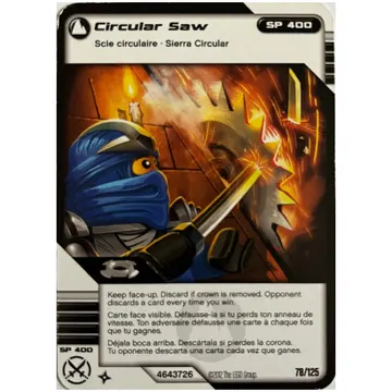 Trading Card, Ninjago Deck #2: 78 - Circular Saw - North American Version