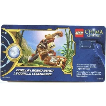 Trading Card, Legends of Chima Online Card: Gorilla Legend Beast