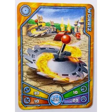 Trading Card, Legends of Chima Deck #3: 317 - Worriz