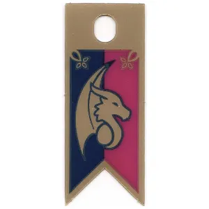 Flag with Dragon Head Print, Dual Sided