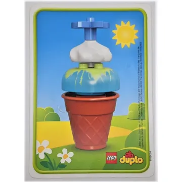 Idea Card, Set 10817-1, Card 1, Ice Cream Cone / Chick Print