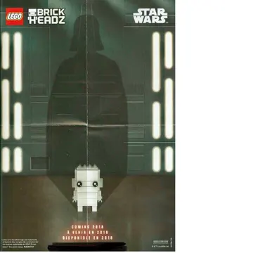 Poster, Darth Vader BrickHeadz Teaser